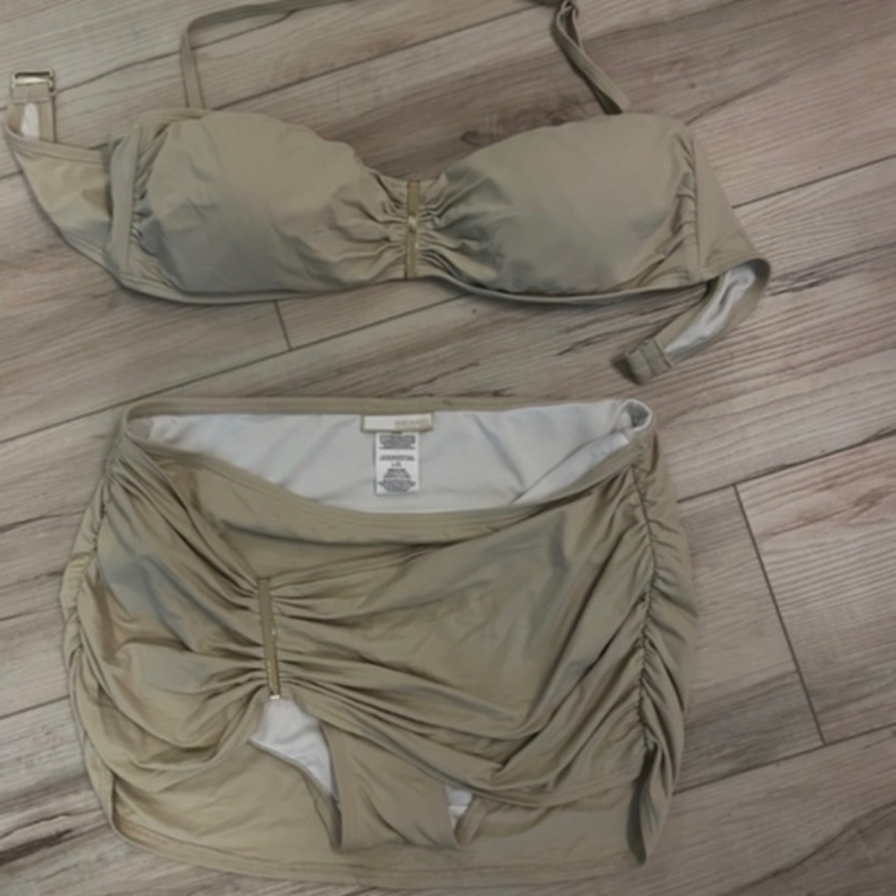 Michael Kors Bandeu Bikini with Matching Skirted Bottoms